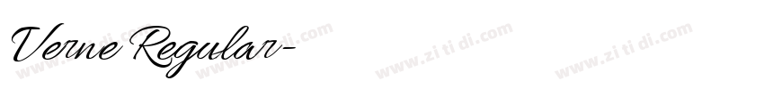 Verne Regular字体转换